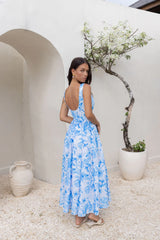 The Voyage Edit Maxi Dress Blue
