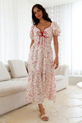 Sweet Awakening Maxi Dress Red