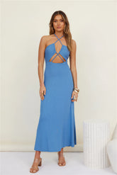 Finer Moments Maxi Dress Blue