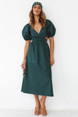 No Matter Maxi Dress Forest Green
