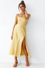Burning Stars Maxi Dress Yellow