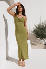 Caribbean Breeze Maxi Dress Green
