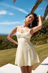 Sound Of Seas Mini Dress Yellow