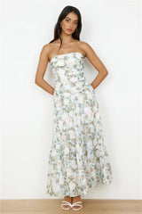 Cottage Living Maxi Dress Green