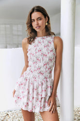 Wild Rose Mini Dress Pink