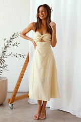 My Advice Maxi Dress Yellow