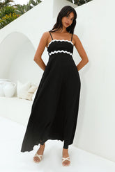 Blowing Away Maxi Dress Black