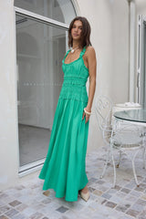 One Way Ticket Maxi Dress Green