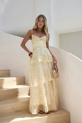 Shining Suns Maxi Dress Yellow