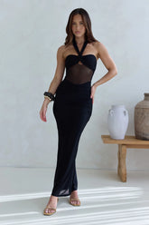 Midnight Muse Maxi Dress Black