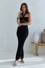 Midnight Muse Maxi Dress Black