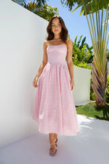Mimi Moments Strapless Maxi Dress Pink