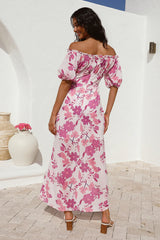 Comprehend It Midi Dress Pink