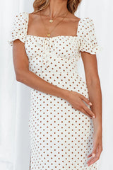 Coffee And Pastries Midi Dress