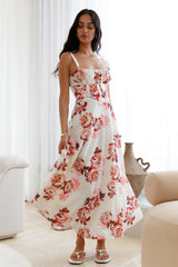 Palermo Mornings Midi Dress Cream