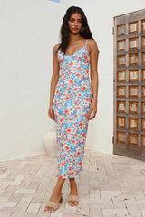 Sunny Forecast Maxi Dress Blue
