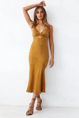 Forever Fresh Maxi Dress Brown