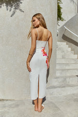 Bouquet Blooms Maxi Dress Orange