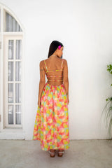 FORTUNATE ONE In Bloom Maxi Dress Floral