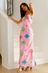 Riviera Romance Maxi Dress Pink