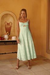 Fiora Maxi Dress Green