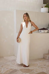 Adano Maxi Dress Beige