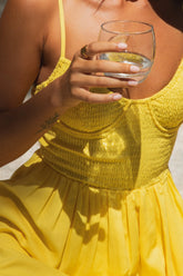 FORTUNATE ONE Blushing Lovers Maxi Dress Yellow