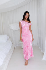 Many Mornings Maxi Dress Pink