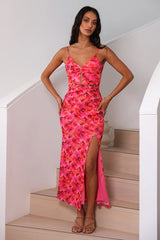 Take Me To Dinner Maxi Dress Pink Floral
