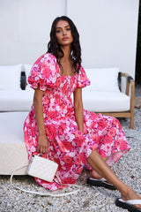 Confessions Of Love Maxi Dress Pink
