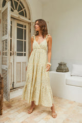 Willow Bloom Maxi Dress Yellow