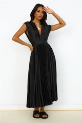 Iridescent Nights Maxi Dress Black