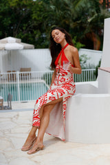 Isla Midi Dress Print