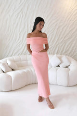 Coastal Reverie Maxi Dress Pink