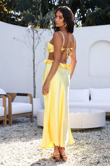 Don't Speak Maxi Dress Yellow