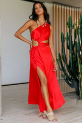 We Got This Feeling Maxi Dress Red