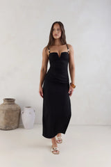Marianna Midi Dress Black
