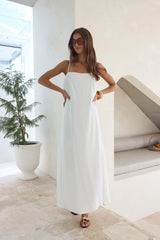 Warmth Of Love Maxi Dress White