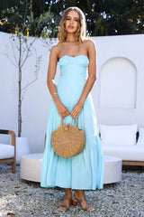 Calm and Collected Maxi Dress Blue