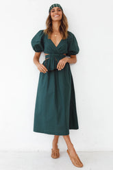No Matter Maxi Dress Forest Green