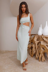 Sunday Smiles Maxi Dress Green