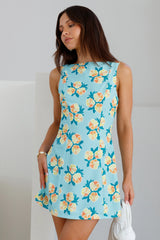 July Mini Dress Blue
