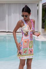 Mystic Fortune Mini Dress Print