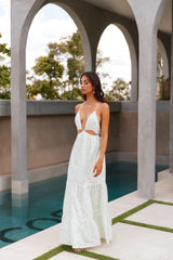 HELLO MOLLY Trust My Words Maxi Dress Green