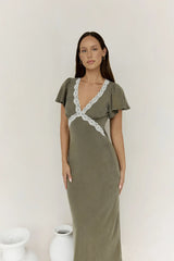 Oliviera Maxi Dress Green