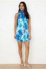 Your Aura Mini Dress Blue