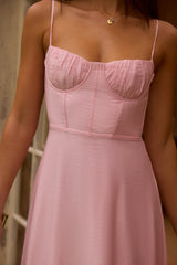 Petals on the Wind Maxi Dress Pink