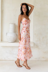 Bed Of Roses Maxi Dress Pink