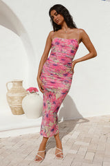 You Move Me Maxi Dress Pink