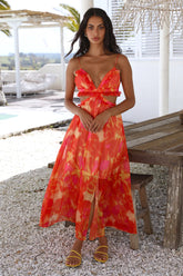Sweet Music Maxi Dress Orange